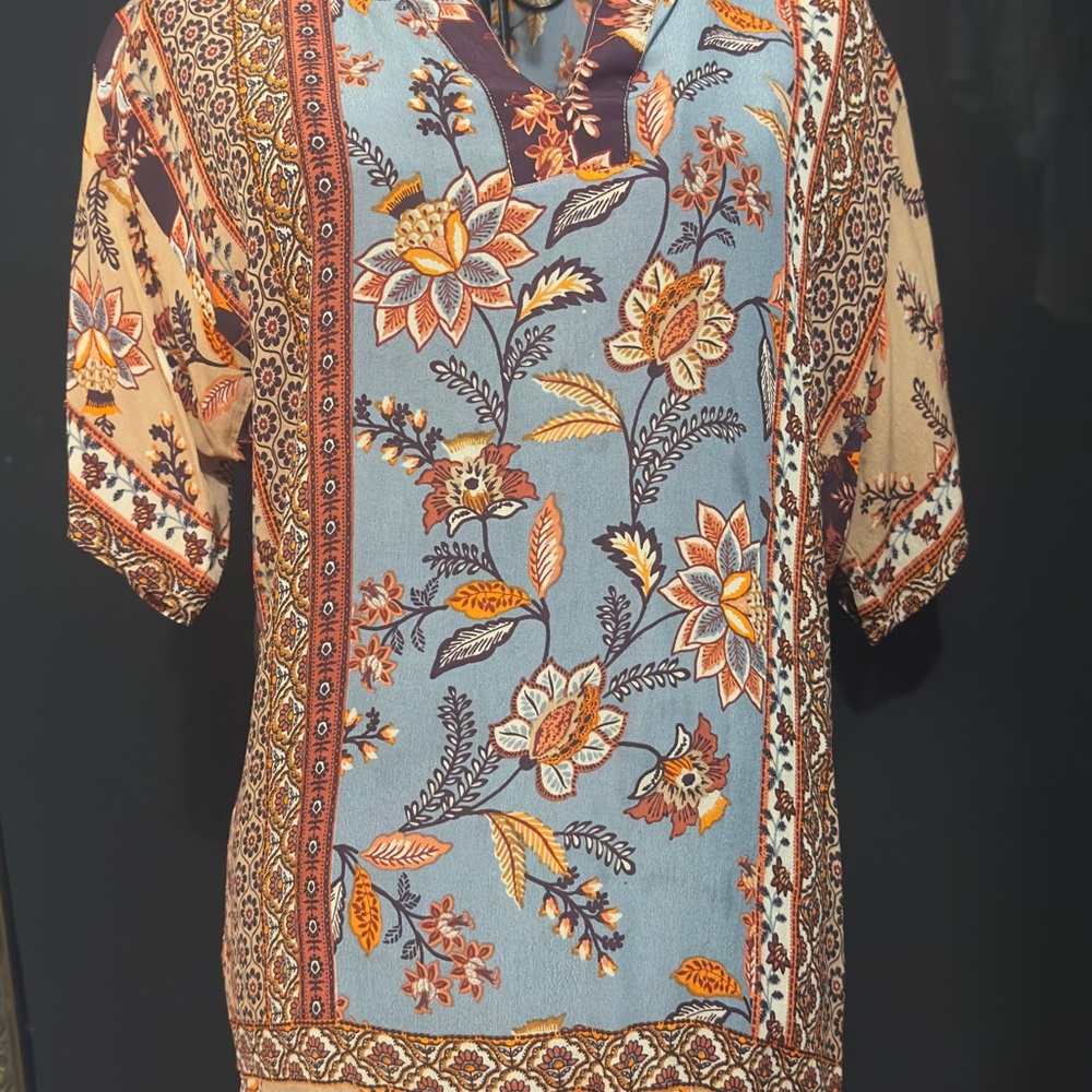 Floral Bohemian Top